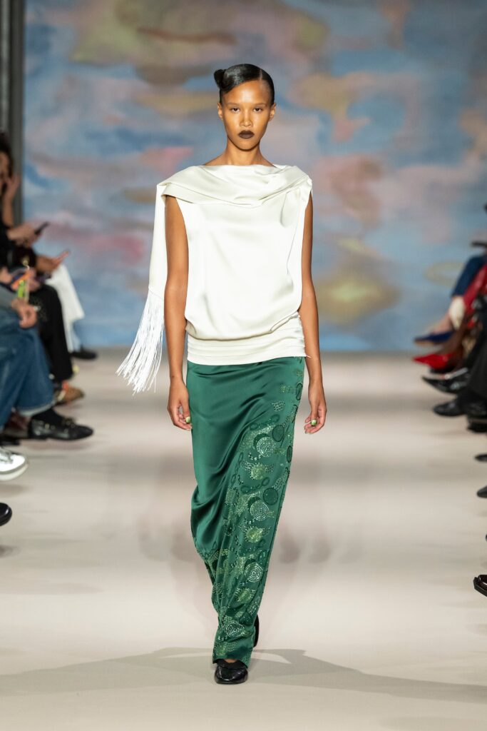 Ahluwalia Spring/Summer 2027 runway look 14