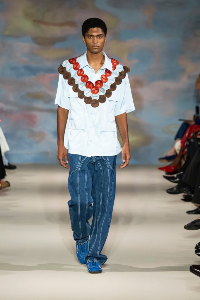 Ahluwalia Spring/Summer 2027 runway look 17
