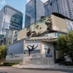 ALO construction hoarding around the forthcoming Shanghai IAPM flagship