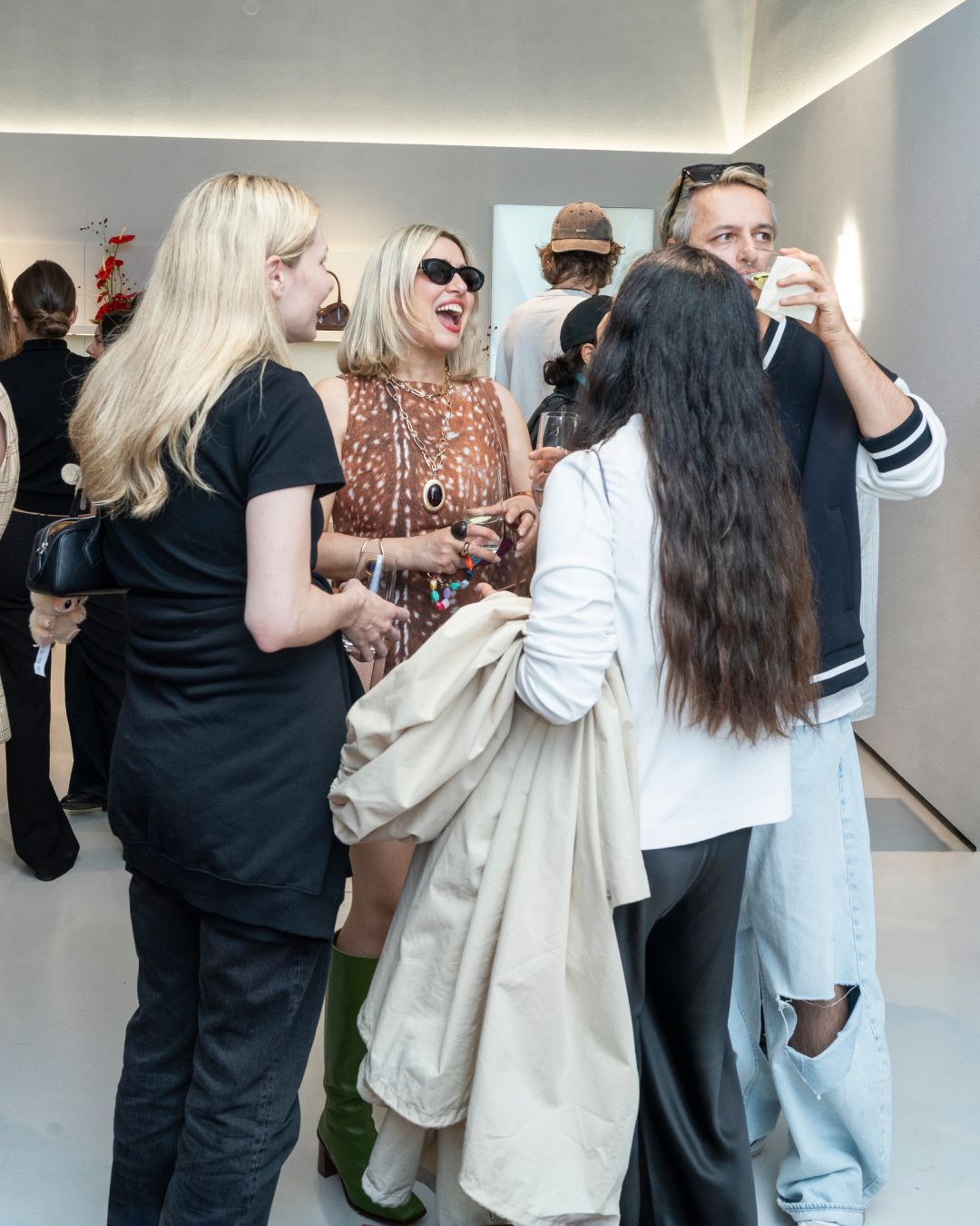 Guests inside the ALOHAS Vienna store