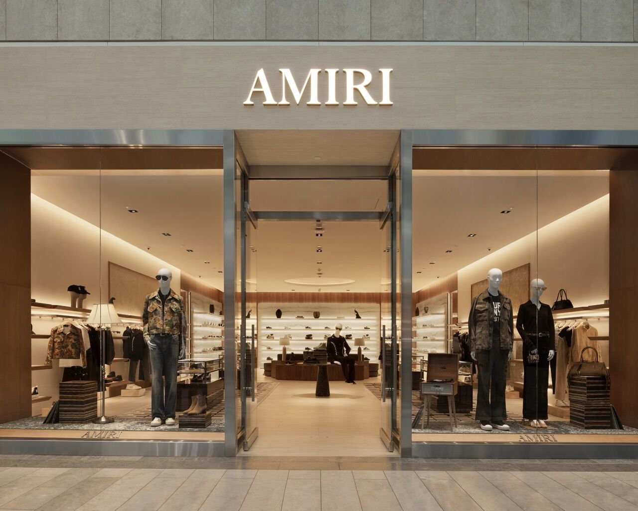 Entrance to the AMIRI boutique at Scottsdale Fashion Square