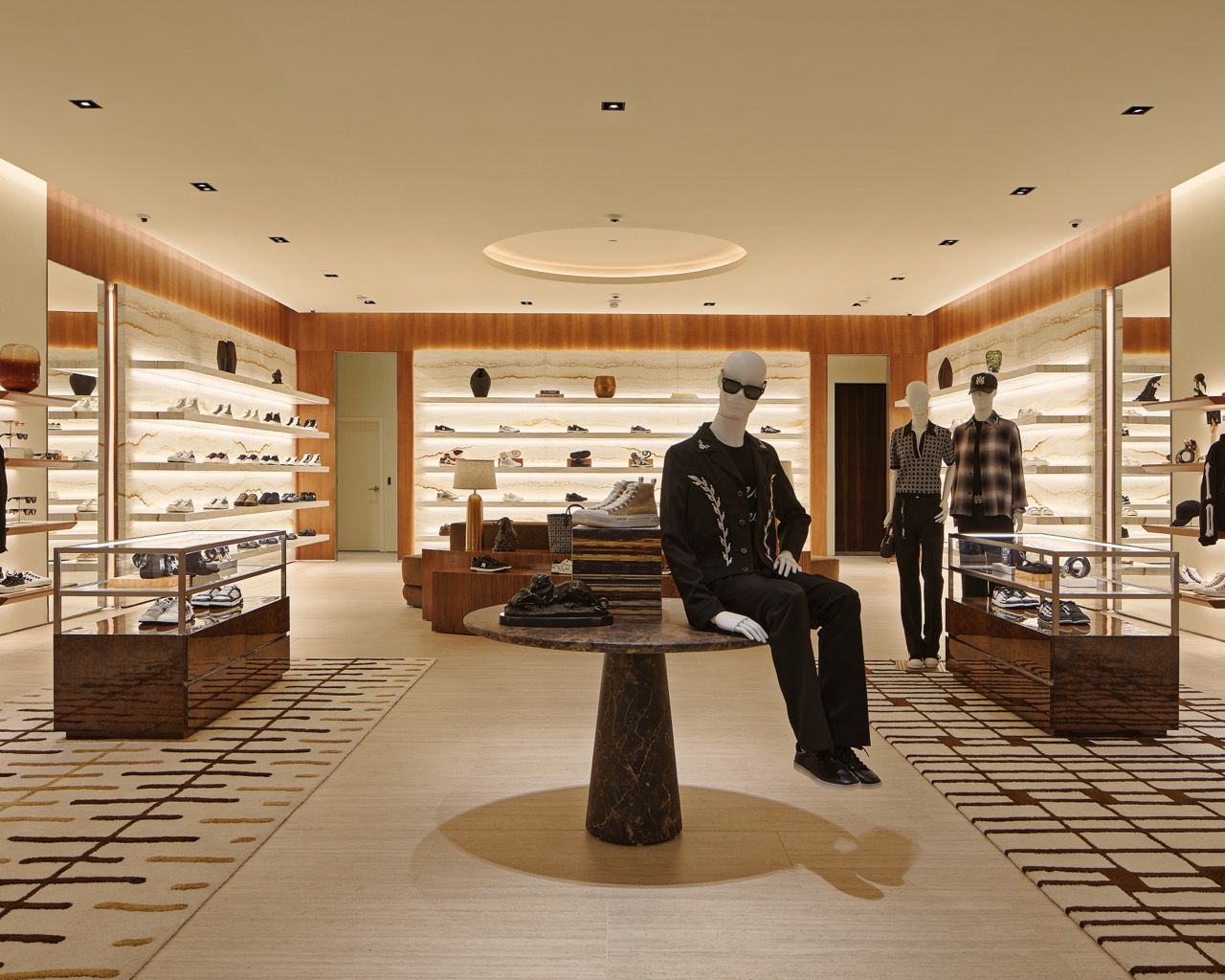 AMIRI Scottsdale interior with apparel displays and mannequins
