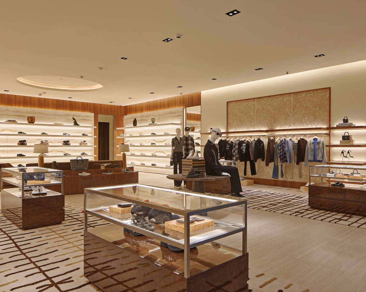 Display fixtures inside AMIRI Scottsdale