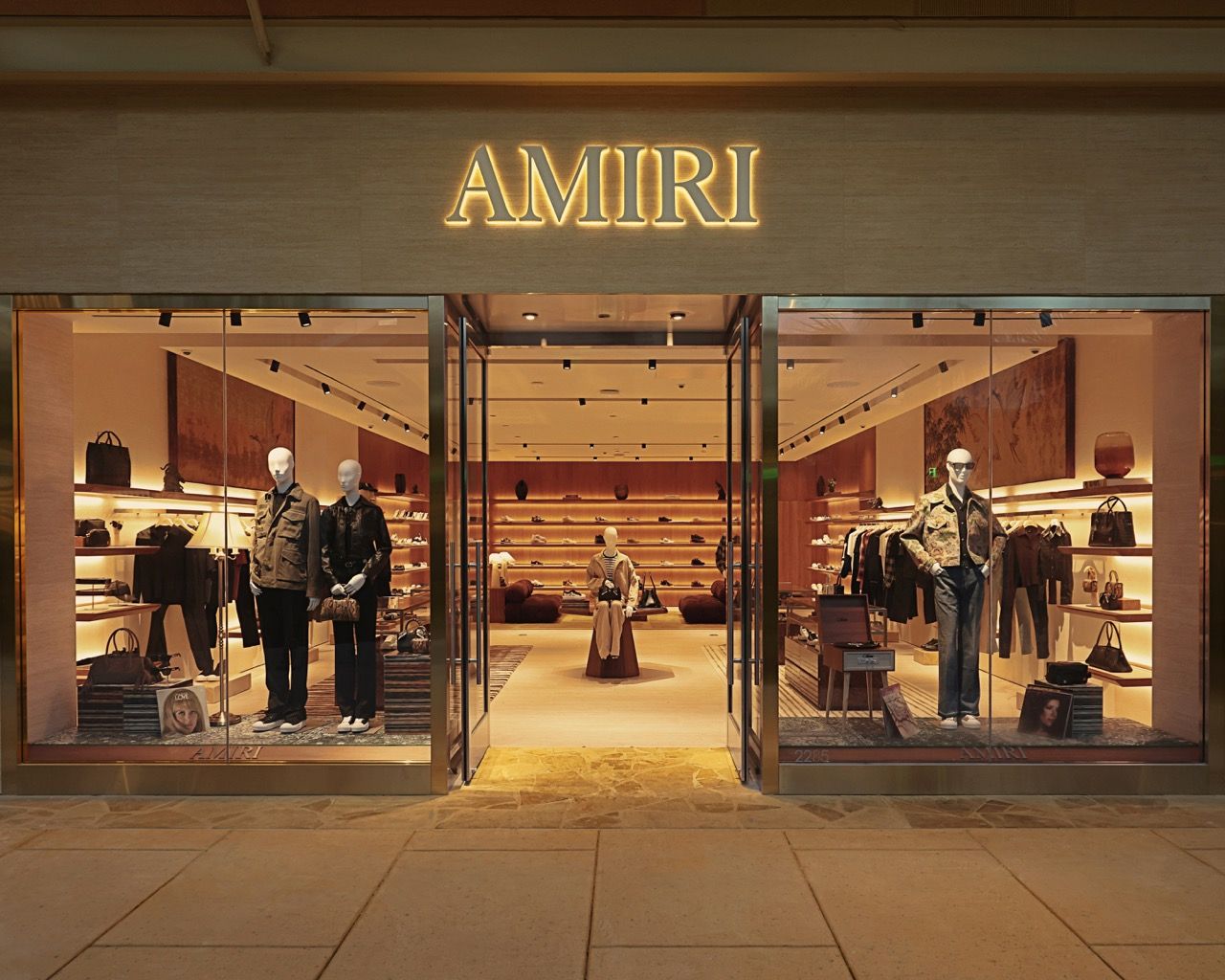 Exterior of the new AMIRI boutique at La Cantera in San Antonio