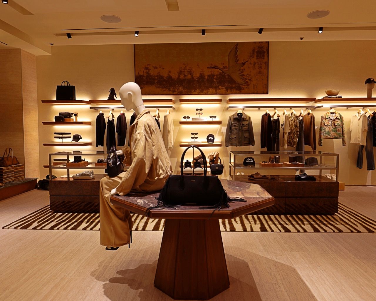 AMIRI apparel displayed inside the San Antonio store