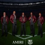 FC Barcelona players in AMIRI formalwear campaign