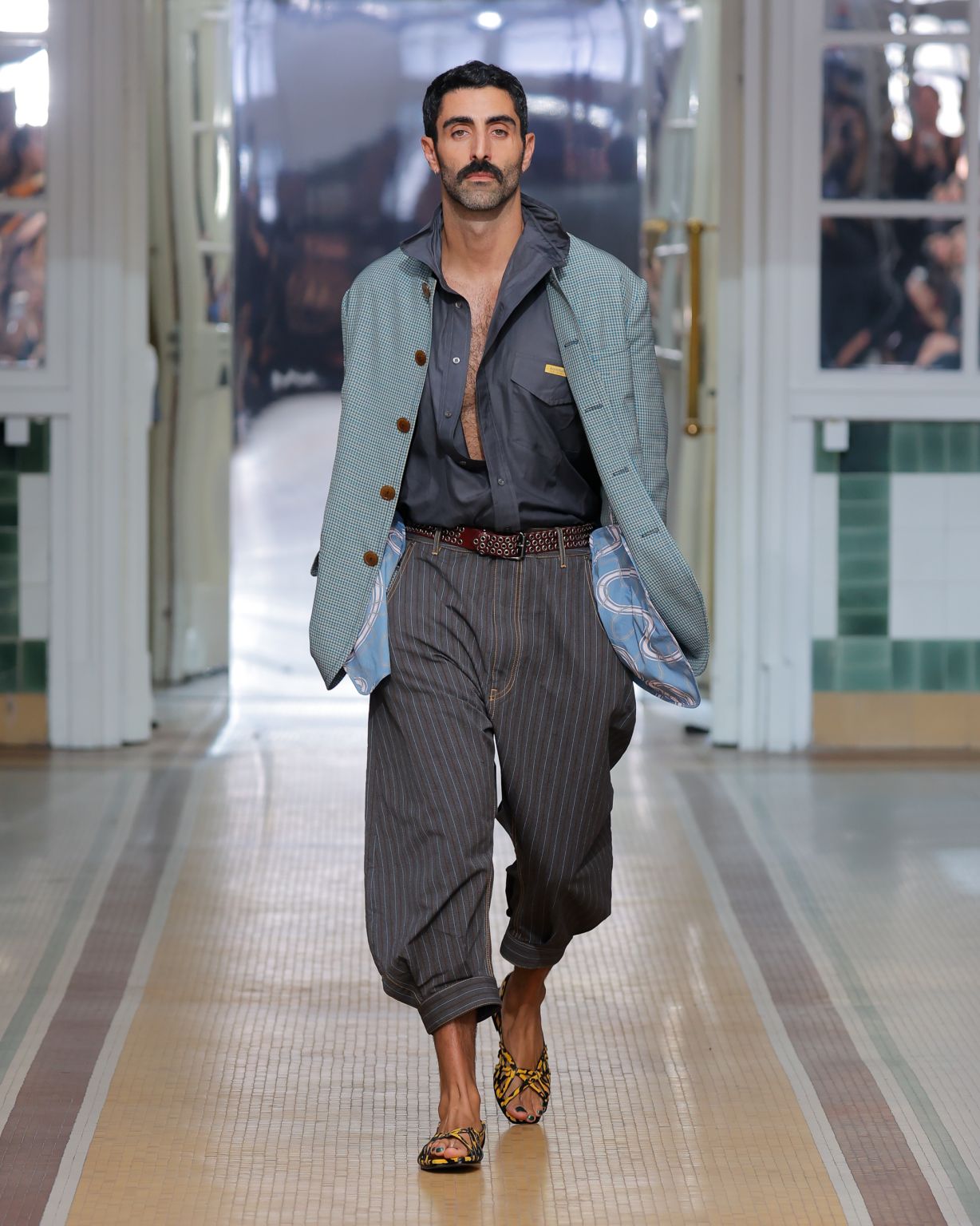 Look from Andreas Kronthaler for Vivienne Westwood Spring Summer 2027