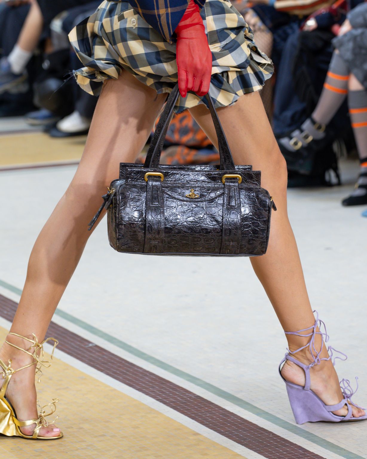Runway look at the Vivienne Westwood Spring Summer 2027 show in Paris