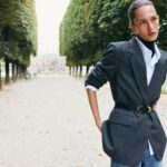 Aritzia fashion campaign photograph accompanying its second-quarter fiscal 2027 results
