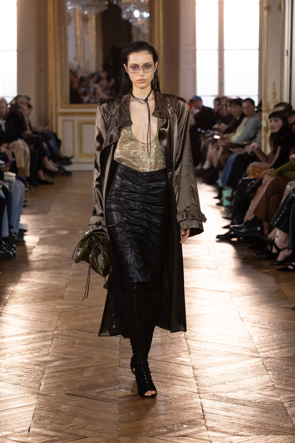 Balmain Spring/Summer 2027 runway look 1 by Antonin Tron