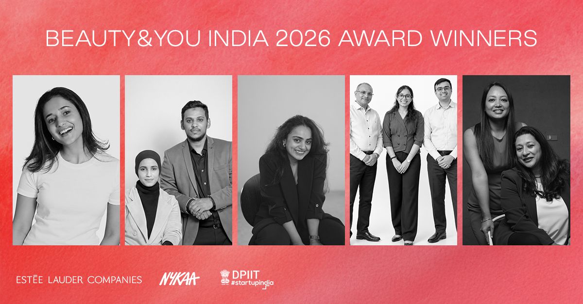 The five BEAUTY&YOU India 2026 winners and award categories