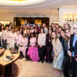 Bergdorf Goodman colleagues gathered for the breast cancer awareness event