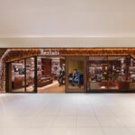 Berluti Nagoya Mitsukoshi boutique facade on the department store floor