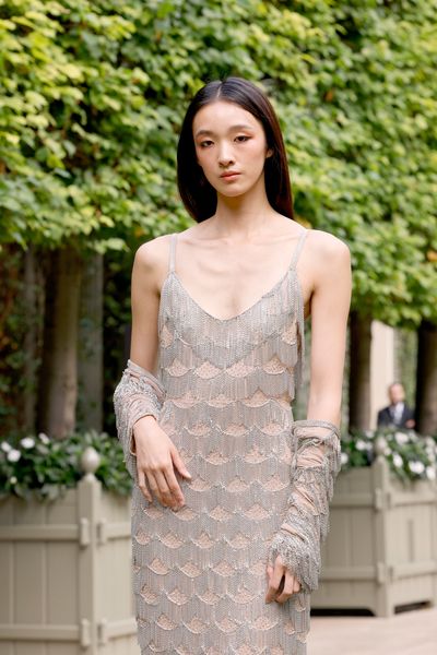 Model wearing the softly defined Bobbi Brown makeup look