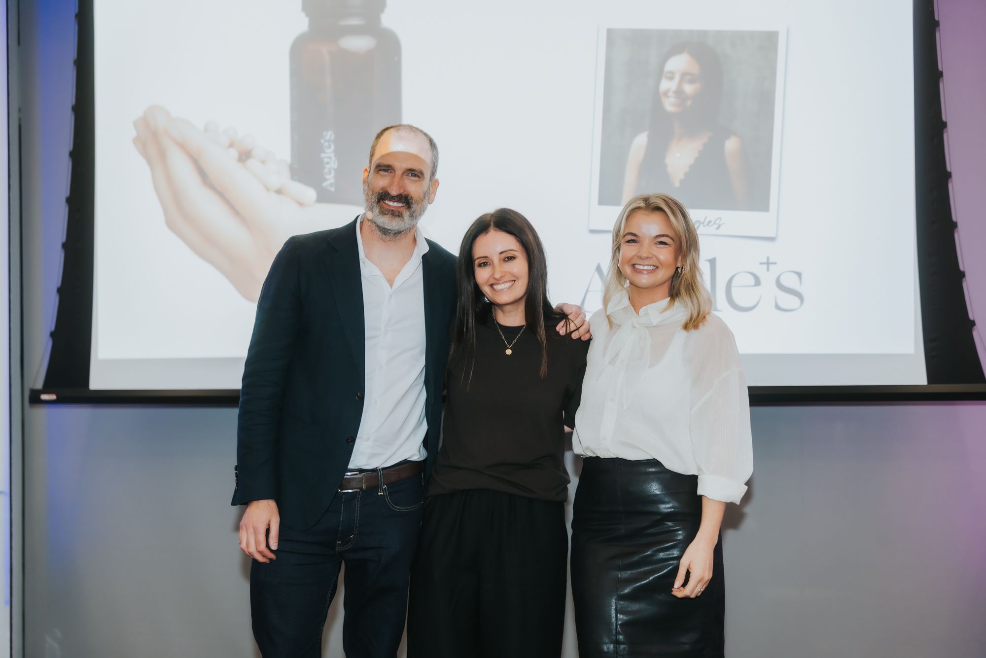 Aegle’s representatives at the BREAKOUT Beauty UK awards