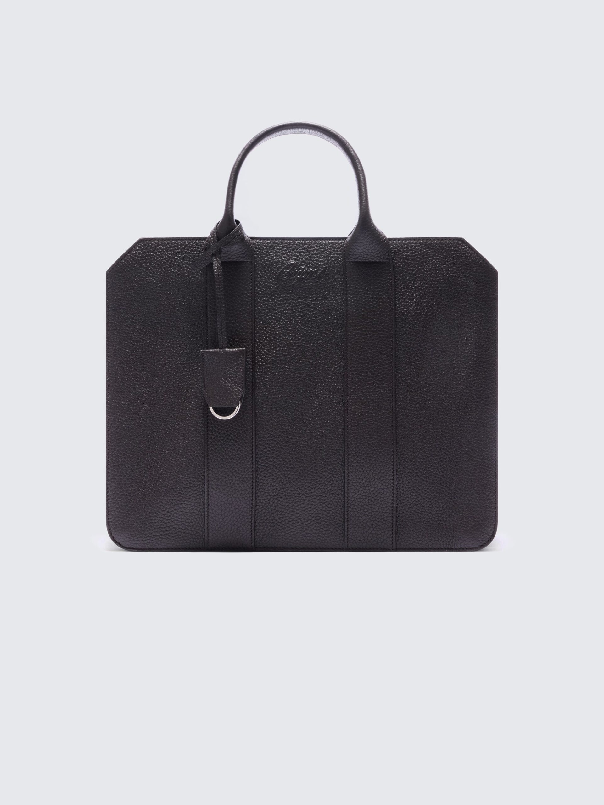 Brown Brioni Barberini briefcase