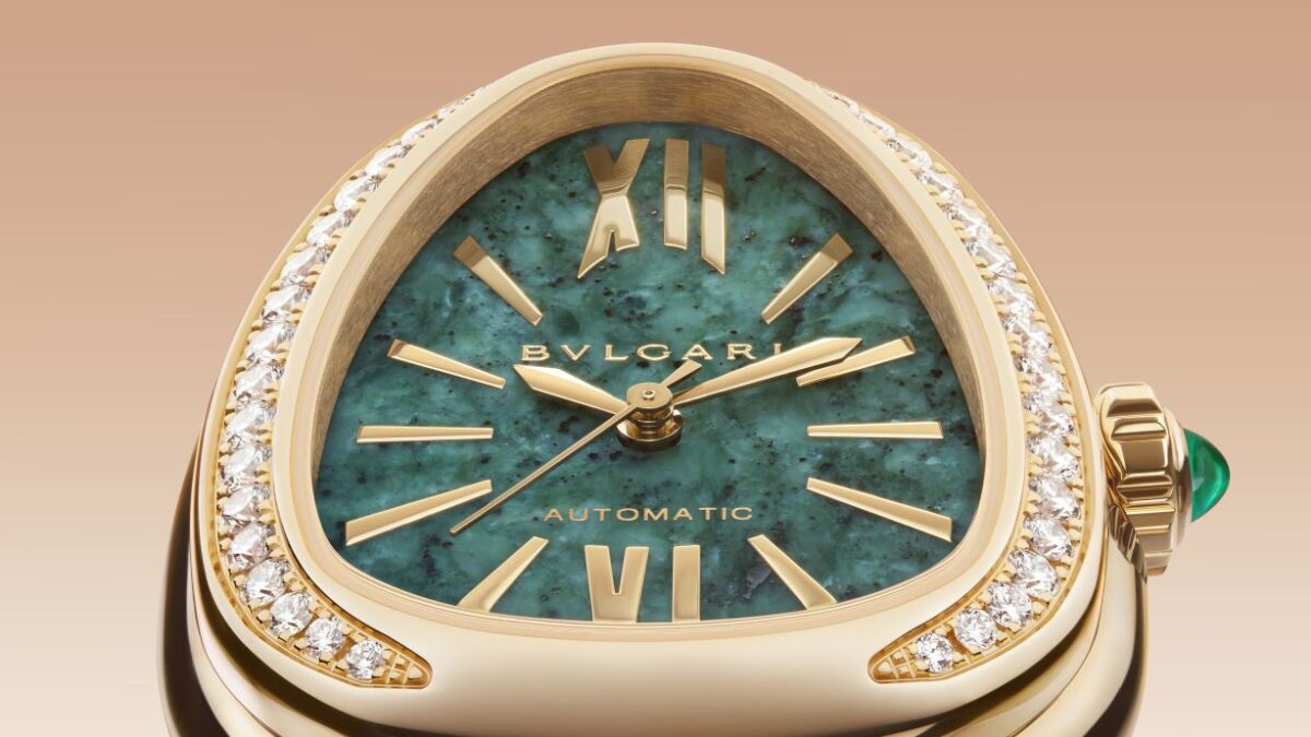 Bvlgari: Unique green-marble Serpenti for TimeForArt