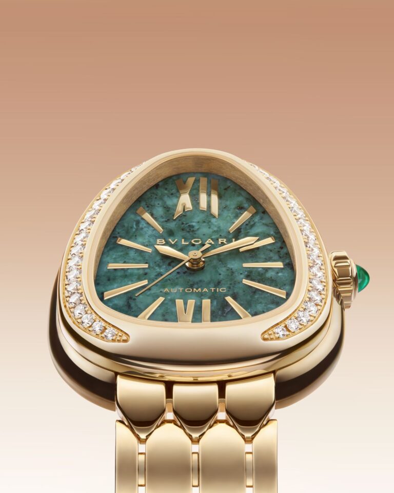 Bvlgari: Unique green-marble Serpenti for TimeForArt