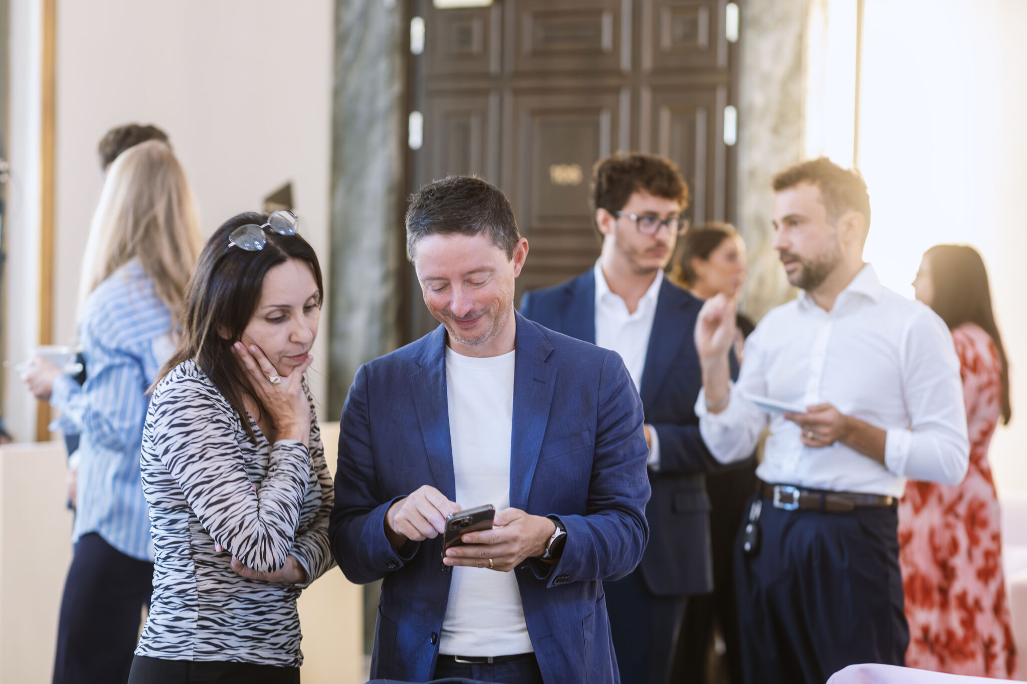 Bvlgari AI event participants in discussion