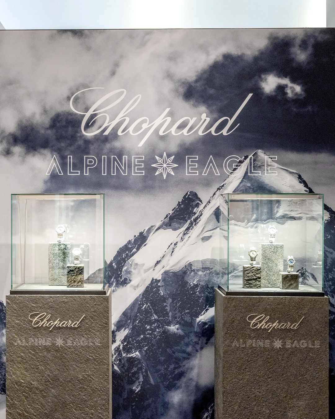 Interior view of Chopard's Geneva L’Art d’une Manufacture pop-up