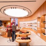 Interior of the Coach Chengdu IFS flagship store