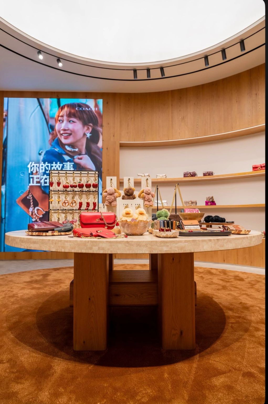 Interior of the Coach Chengdu IFS flagship store — view 3
