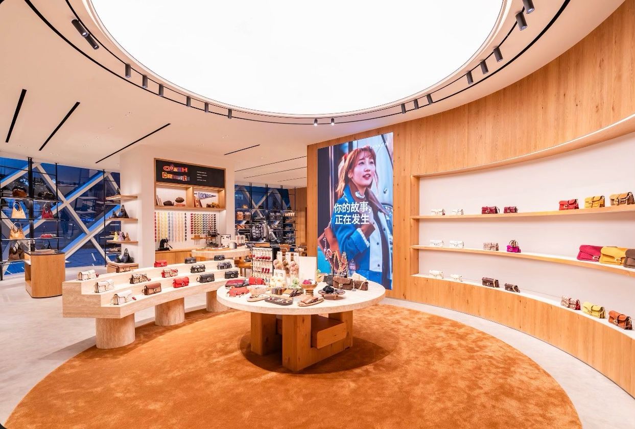 Interior of the Coach Chengdu IFS flagship store — view 4