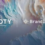 AI-created Coty and Brandlight partnership graphic