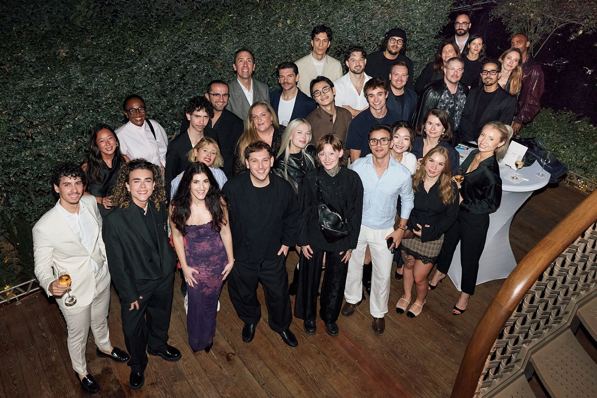 Participants at the Coty Fragrance Club Paris launch