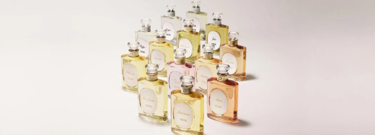 Dioriginals fragrance bottles arranged together in Dior's 2026 collection image