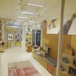 Dr. Martens Le Marais Brand Centre interior with footwear displays and seating