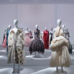 ERDEM dresses displayed on mannequins in the M7 exhibition