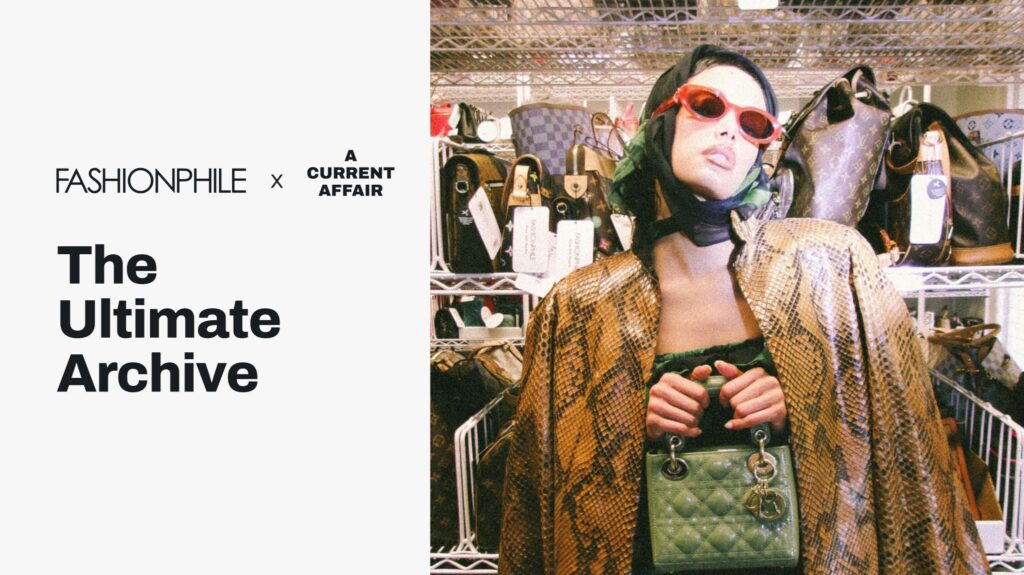 FASHIONPHILE and A Current Affair New York vintage pop-up announcement