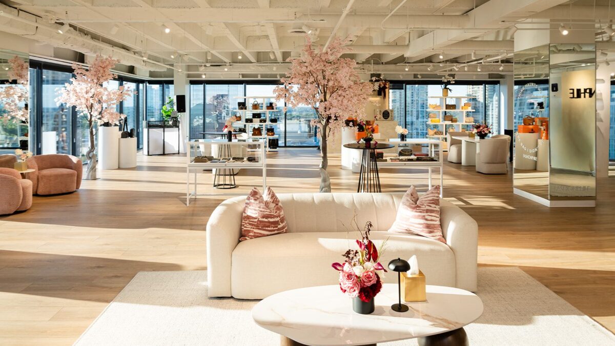 Interior of the FASHIONPHILE Salon Atlanta