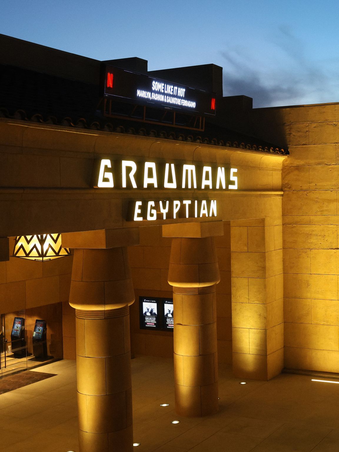 Egyptian Theatre exterior at Ferragamo’s cinema event