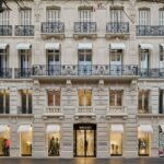 Gucci flagship façade at 56 Avenue Montaigne in Paris