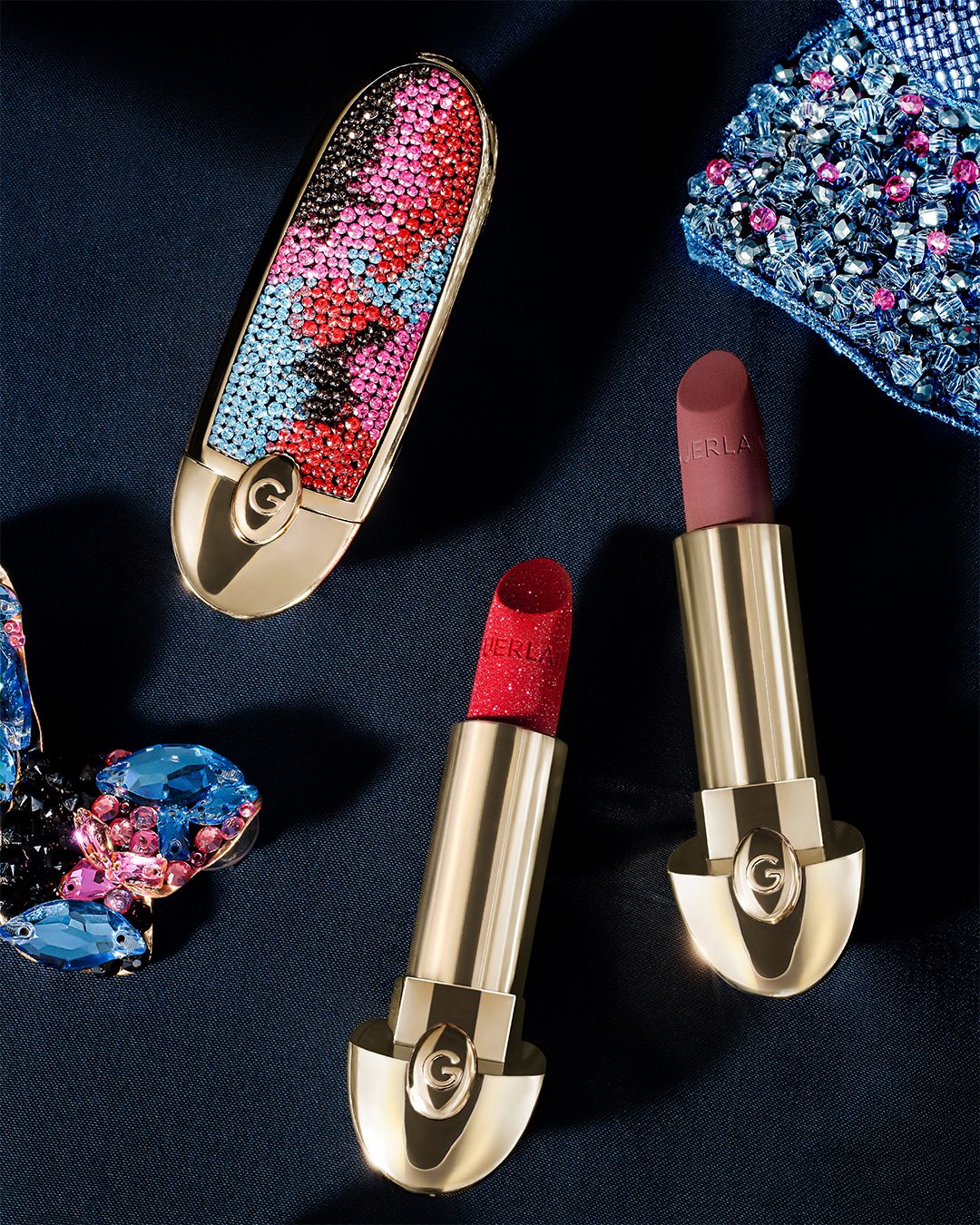 Embellished Guerlain x Germanier Rouge G lipstick case