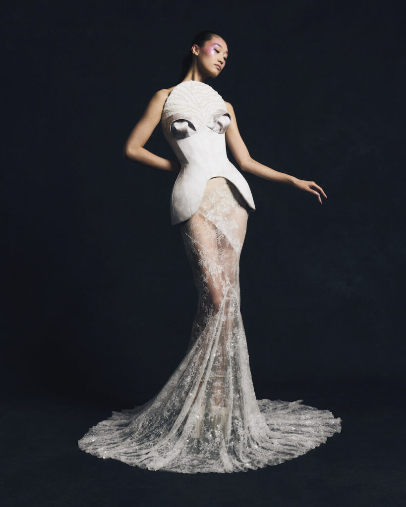 Harris Reed Spring/Summer 2027 runway look 14