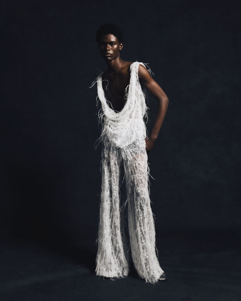 Harris Reed Spring/Summer 2027 runway look 15