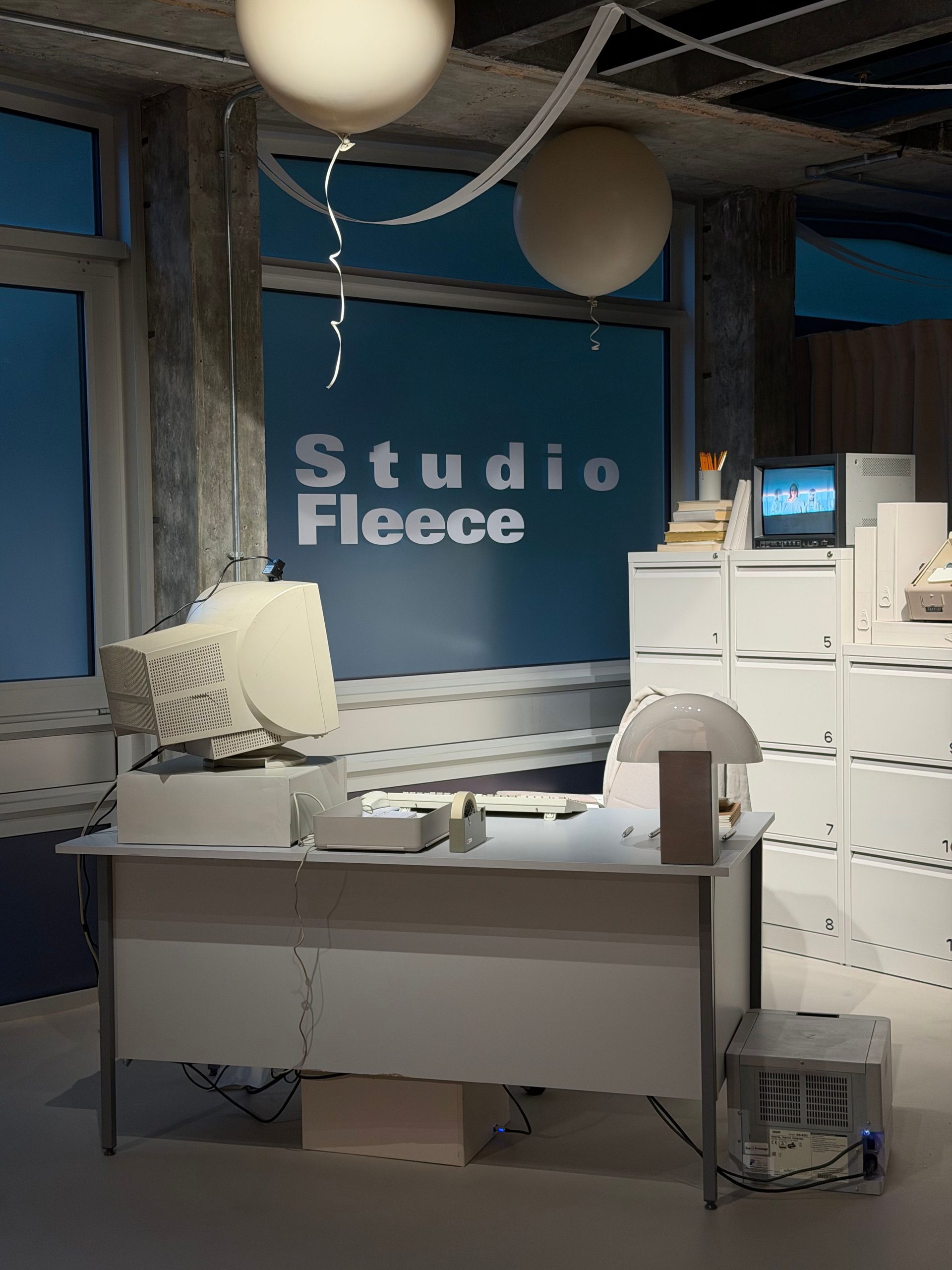 Studio Fleece retro office installation