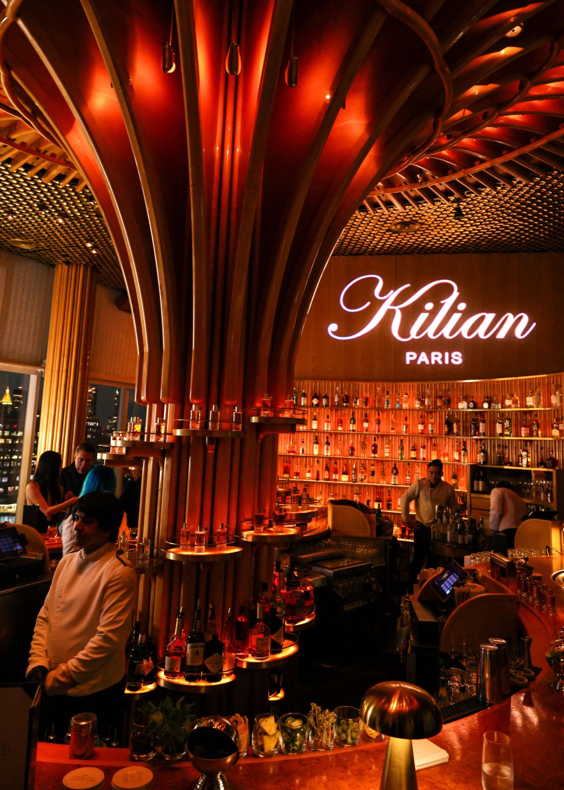 Kilian Paris event interior at BOOM at The Standard