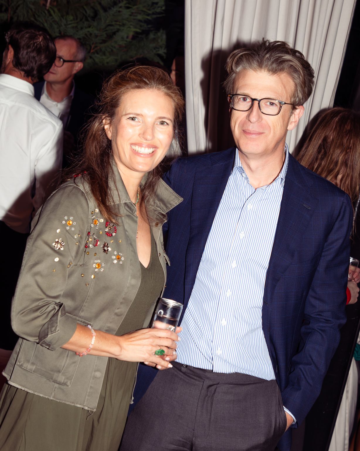 Two guests at Laboratoire SVR's New York launch event