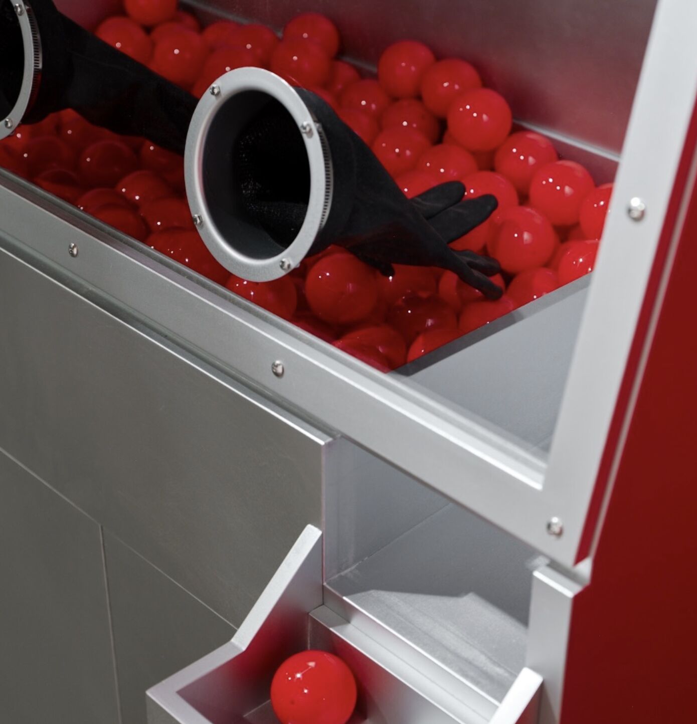 Interior detail of L'Oréal's Worth It Lab brand activation