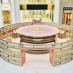 Circular Louis Vuitton fine jewelry pop-up at Place Vendôme Doha