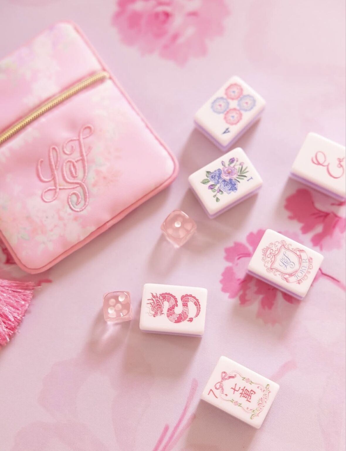 LoveShackFancy and Oh My Mahjong limited-edition mahjong collection (1 of 5)