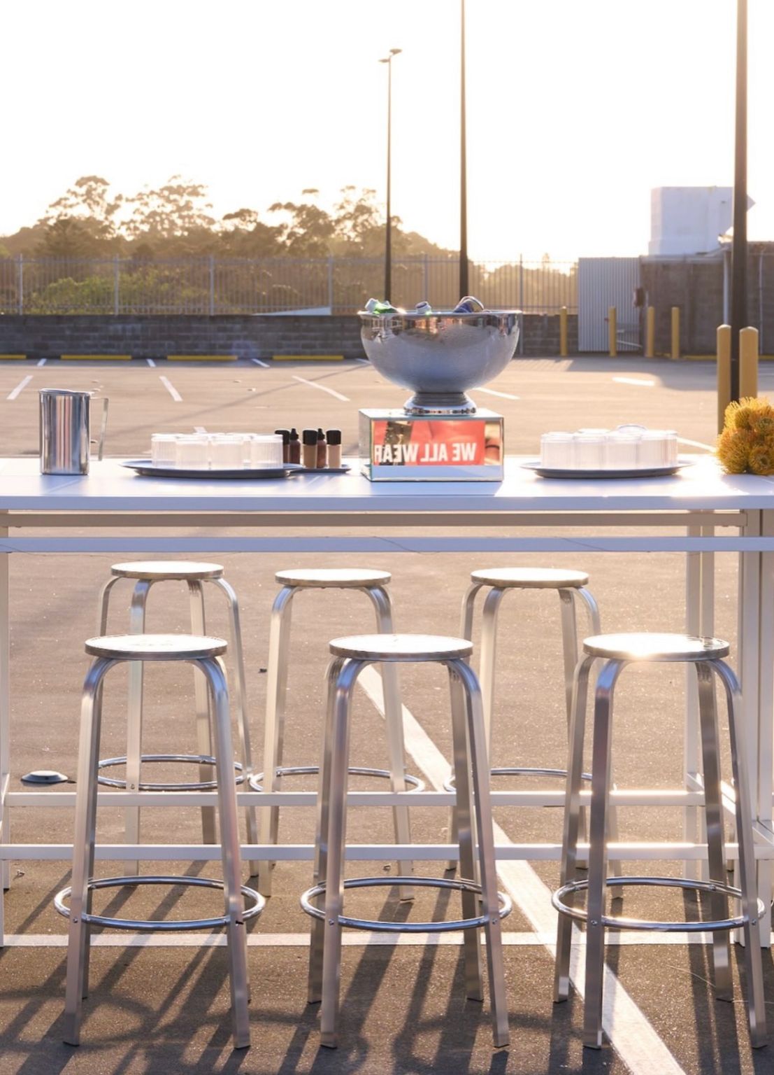 Waterfront seating at the MAC Sydney launch
