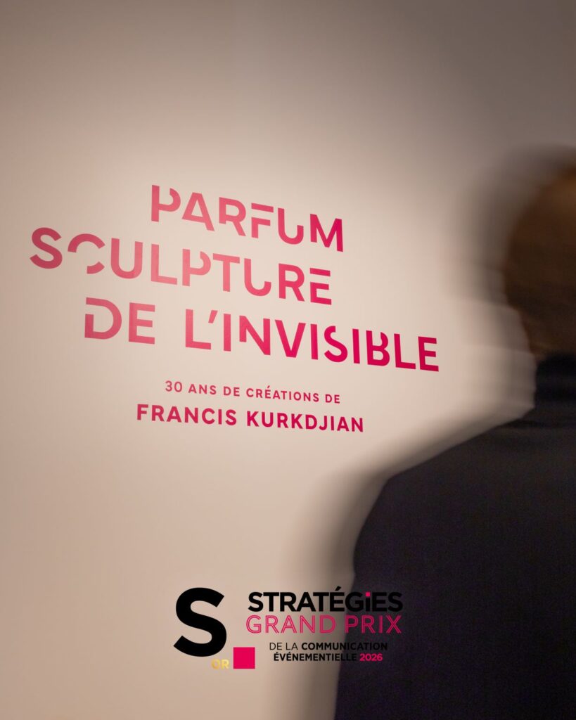 Maison Francis Kurkdjian Perfume Sculpture of the Invisible exhibition and Stratégies Gold award