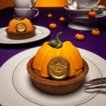 Pumpkin-shaped Marchesi 1824 individual dessert