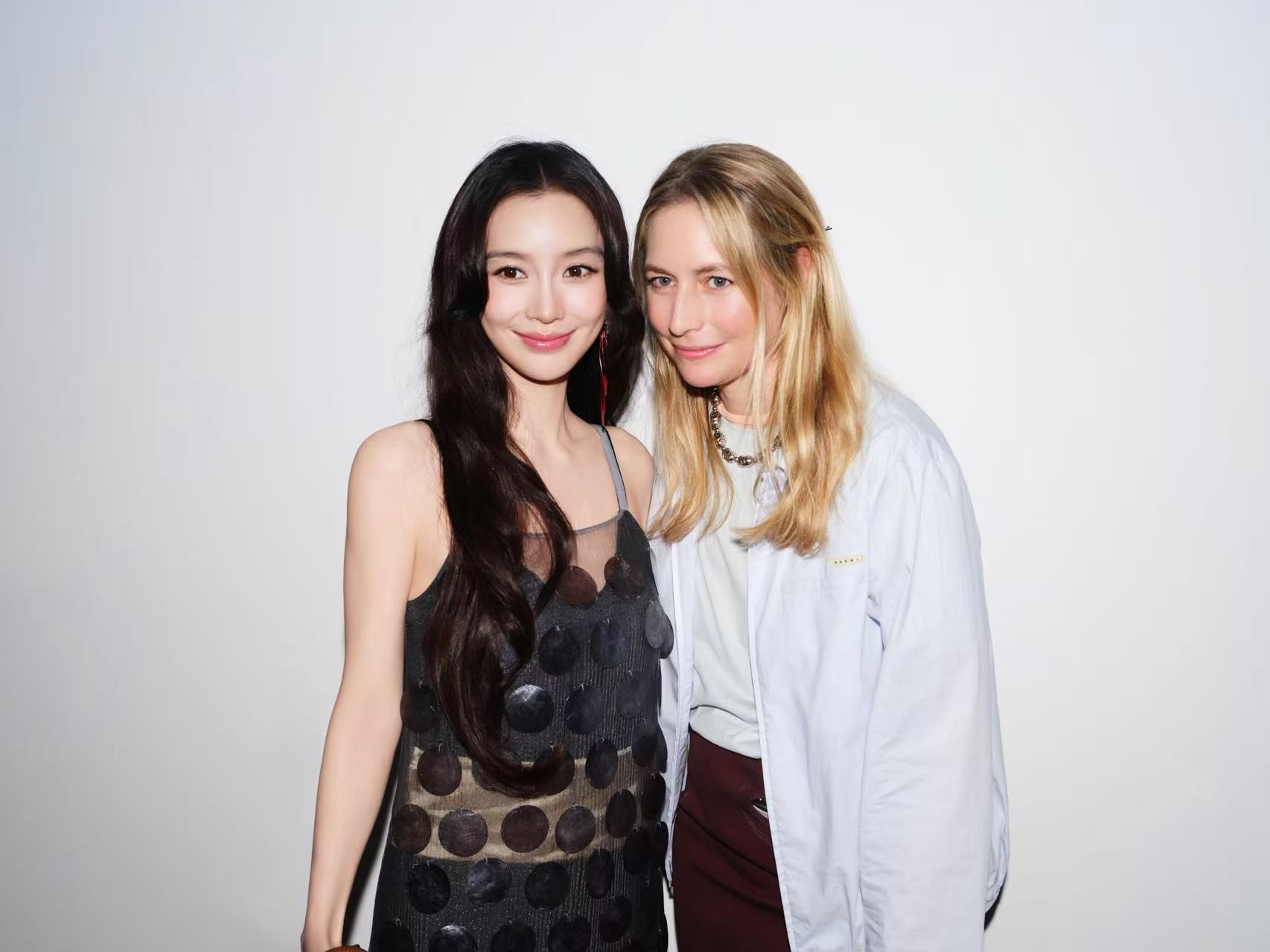 Additional view of Angelababy at Marni's Milan show