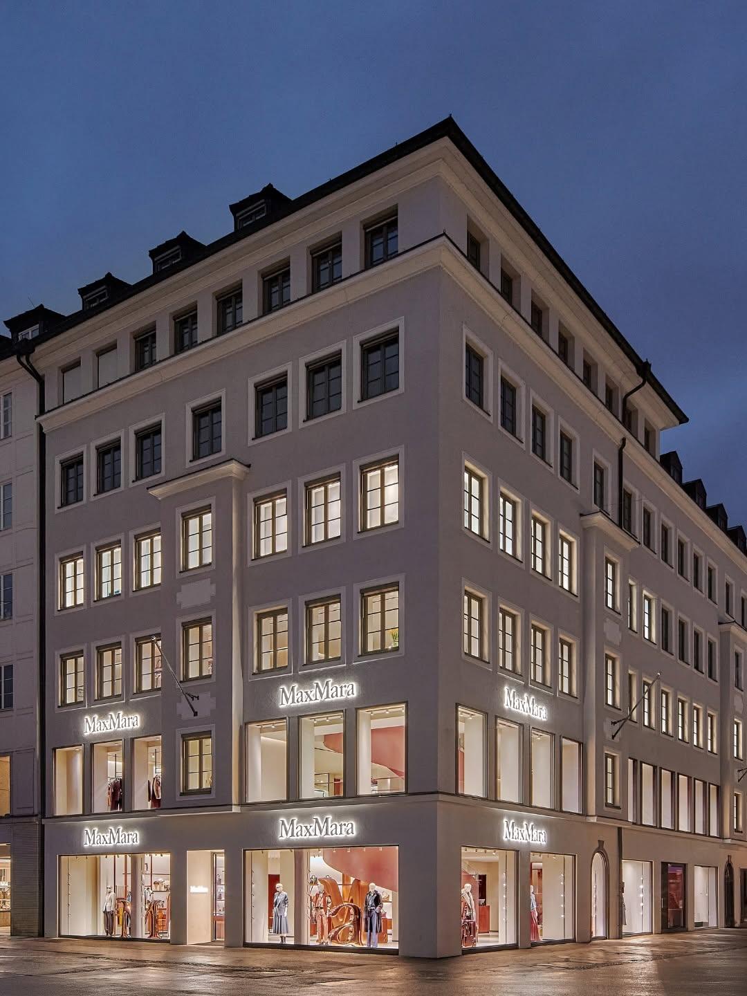 Max Mara Munich store facade at Theatinerstraße 3